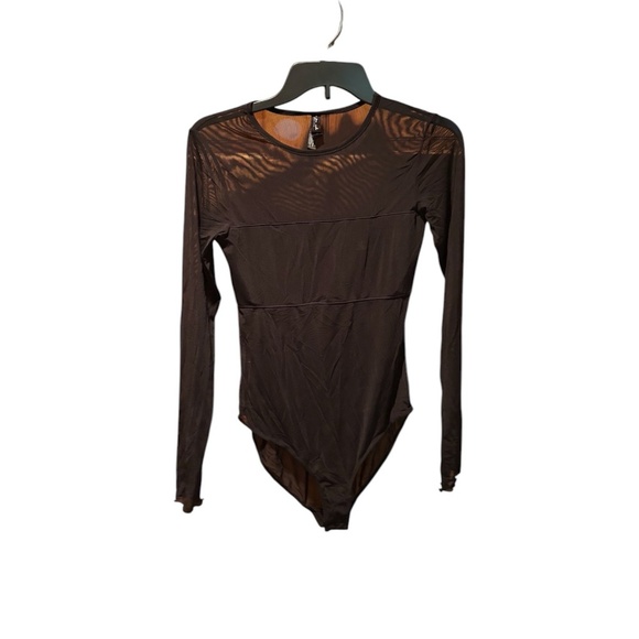 Urban Outfitters Out From Under Alexa Mesh Bodysuit in Black Medium - Picture 1 of 8